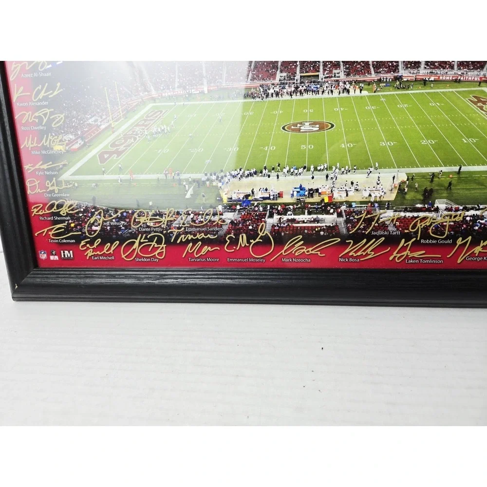 Highland‎ Mint San Francisco 49ERS Signature Gridiron #175 framed football